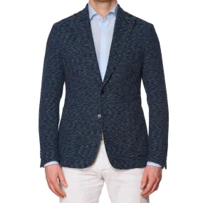 SARTORIA PARTENOPEA Blue Cotton Jacket Blazer EU 48 NEW US 38 Current Model