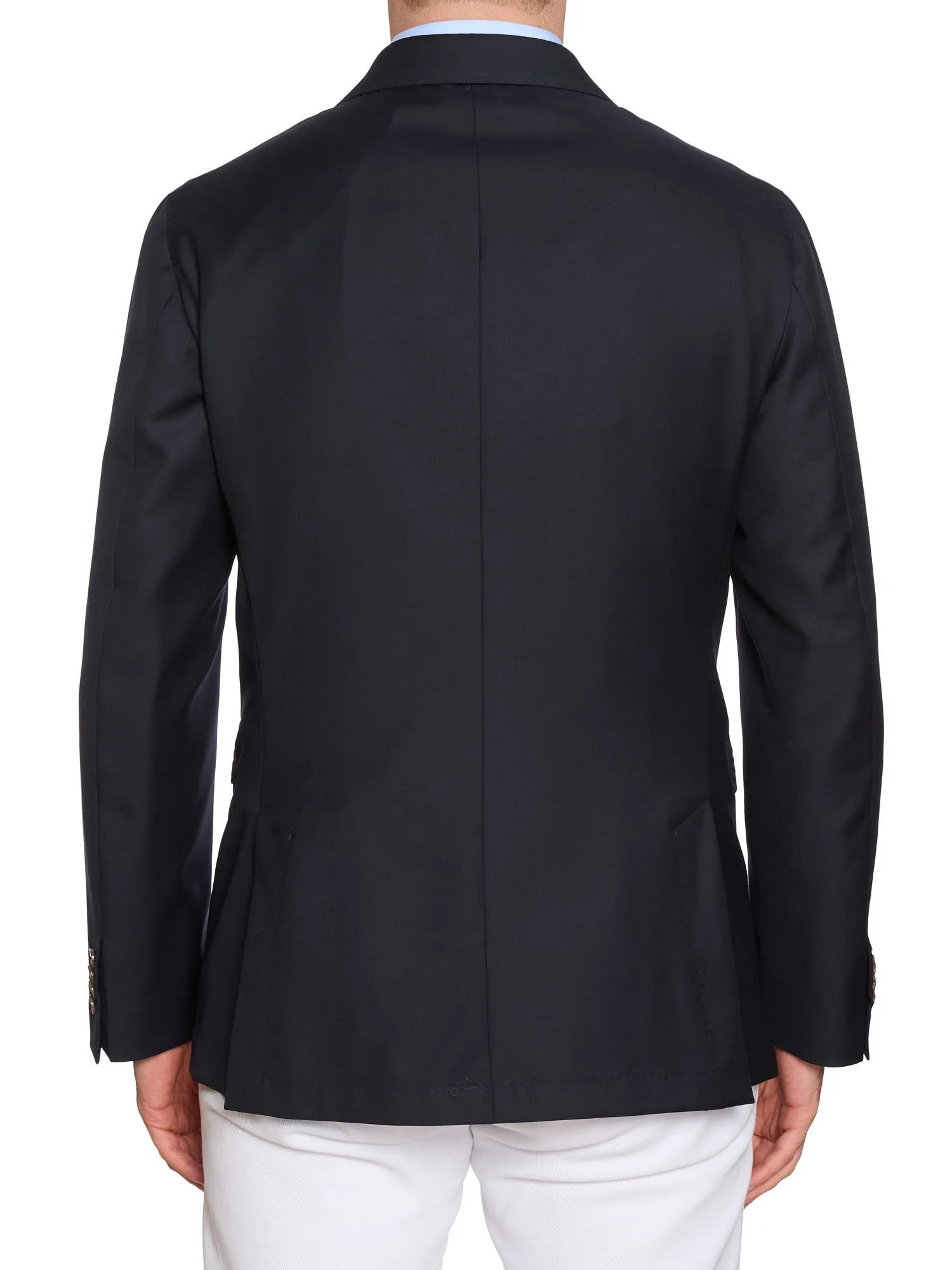SARTORIA PARTENOPEA Navy Blue Wool DB Jacket Blazer 50 NEW US 40 Current Model