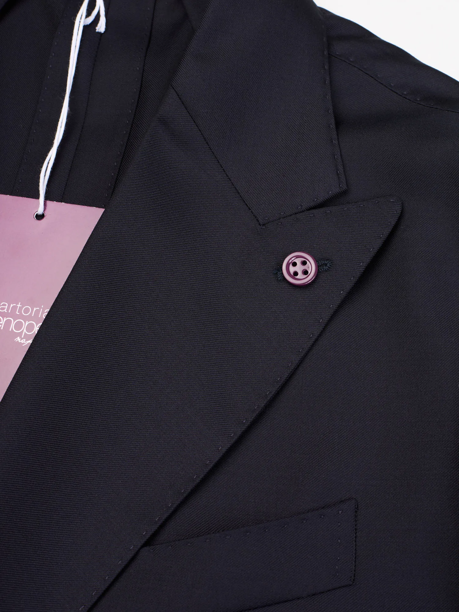 SARTORIA PARTENOPEA Navy Blue Wool DB Jacket Blazer 50 NEW US 40 Current Model