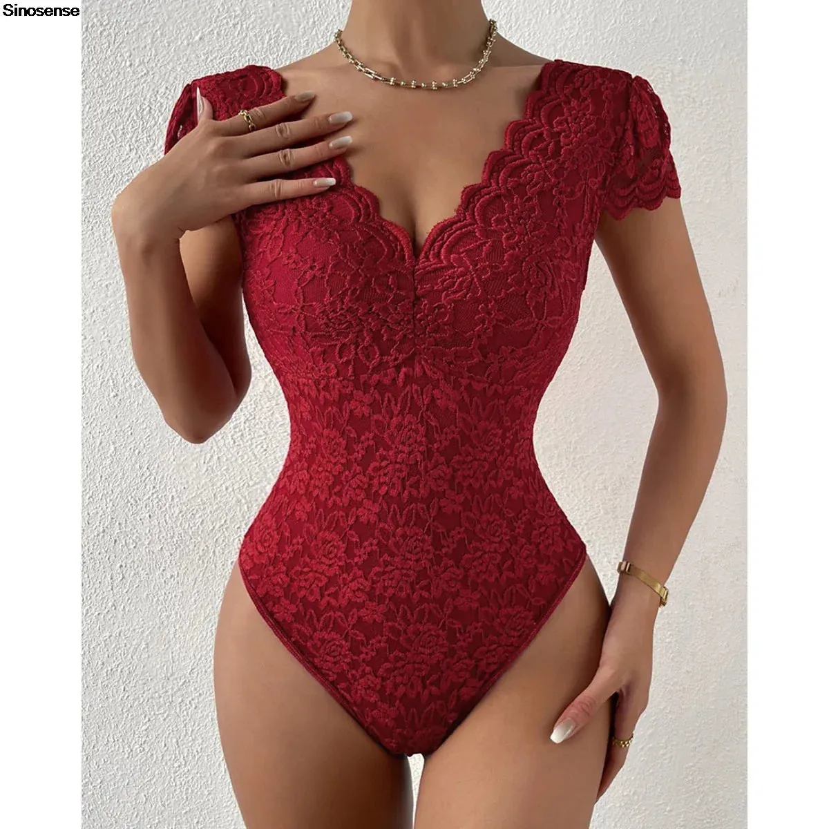 Scandalous Bloom – The Lace Teddy That Owns the Night