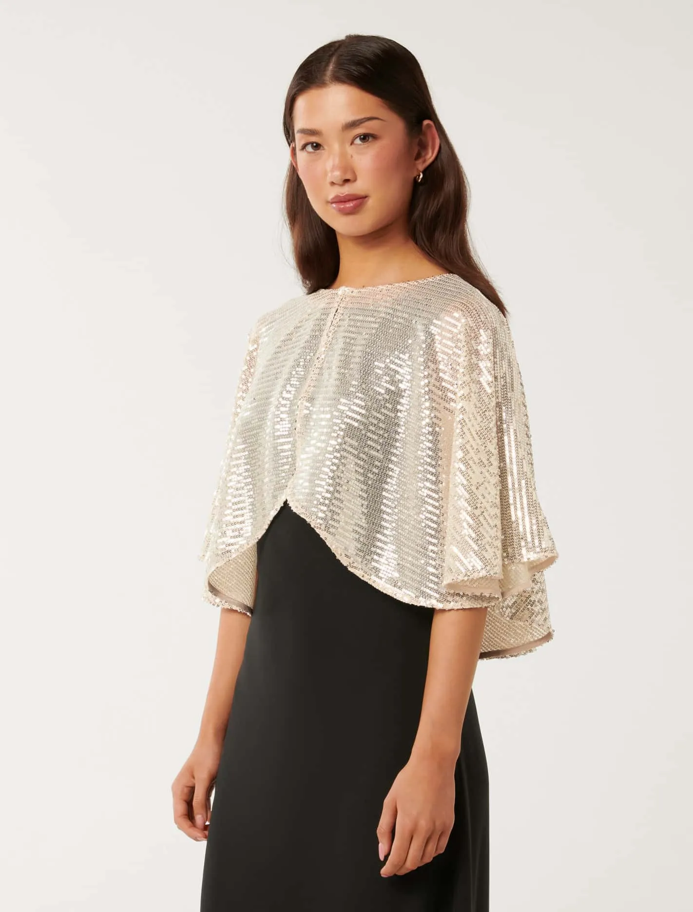 Serena Sequin Cape