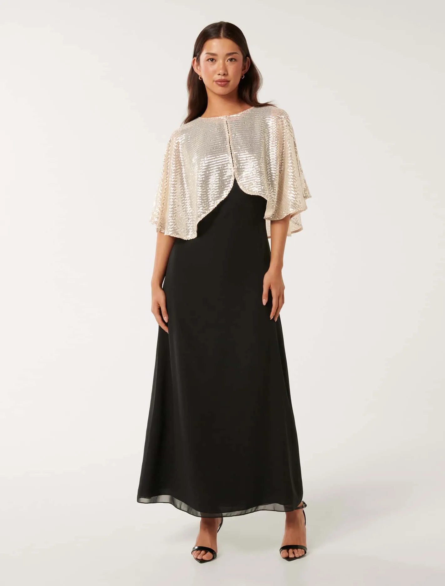 Serena Sequin Cape