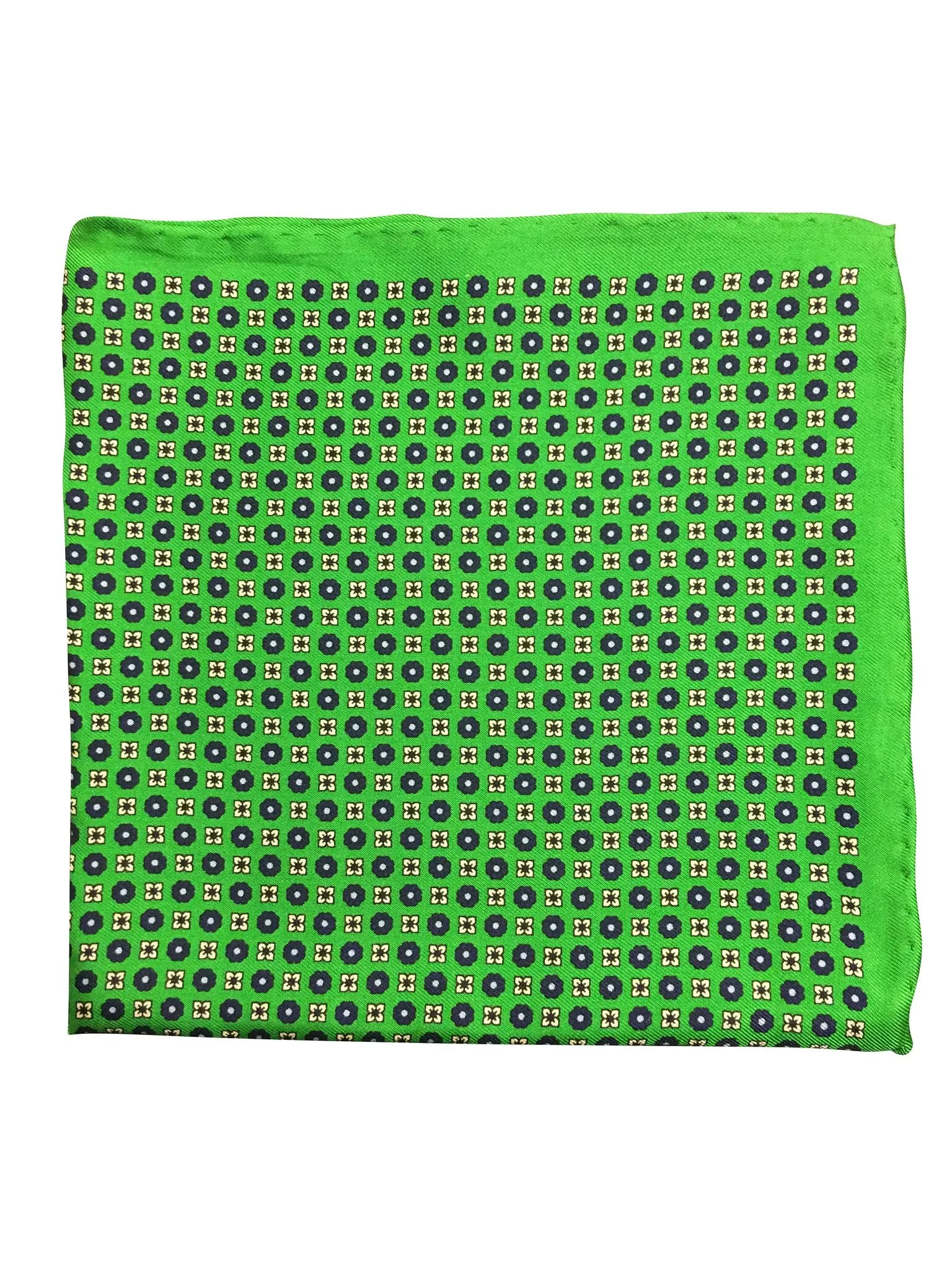 Silk Green Pocket Square