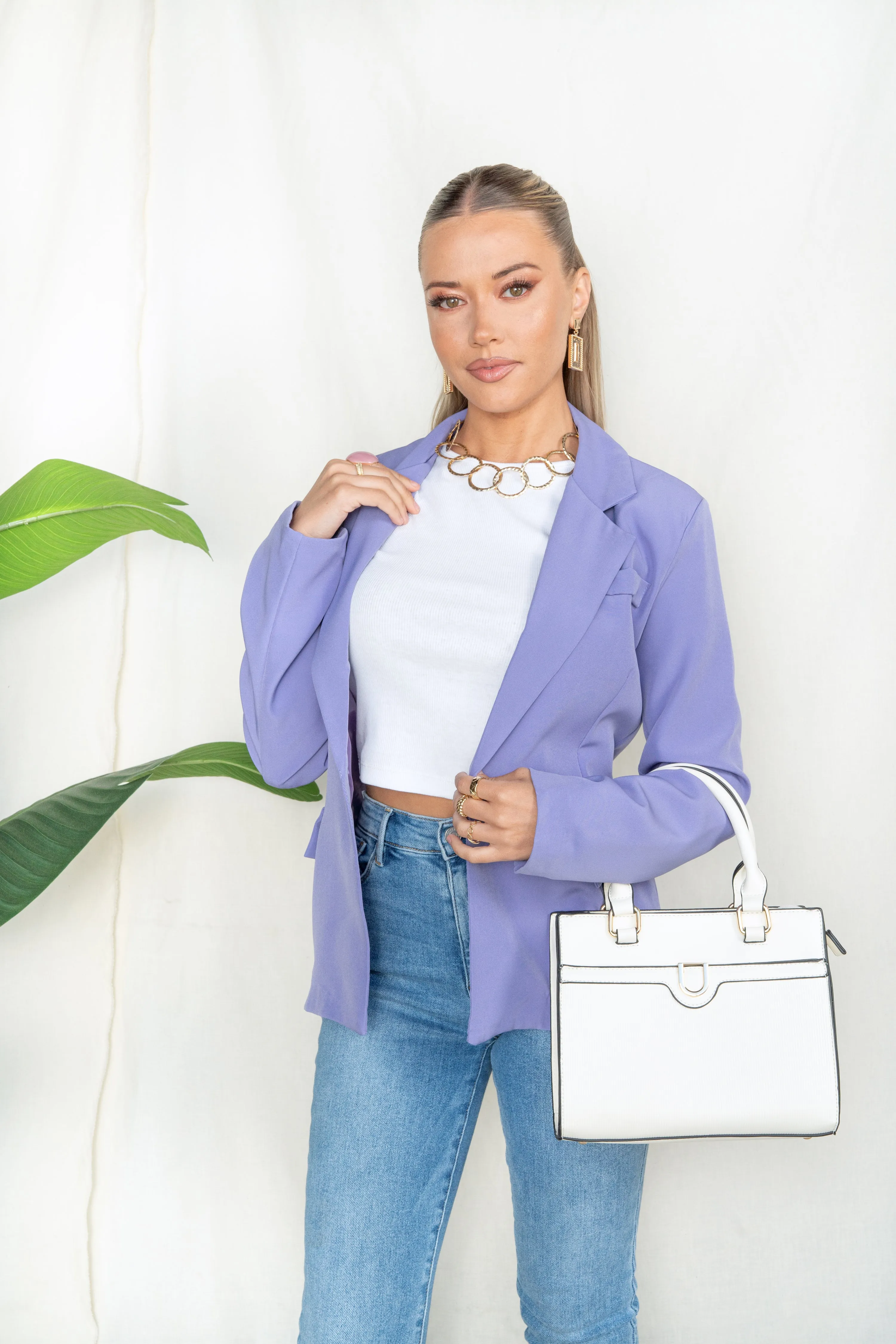 Single Button Blazer