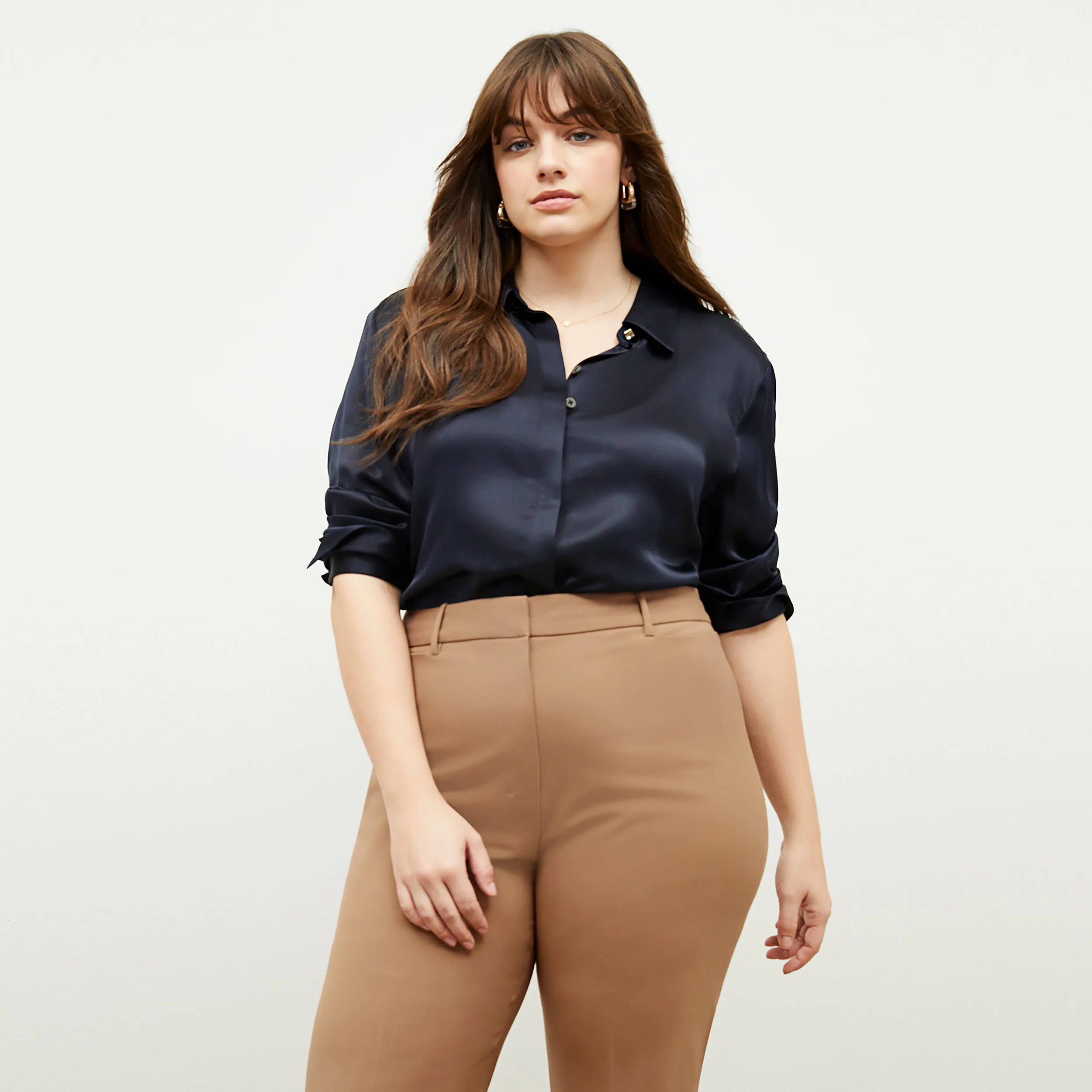Smith Straight Trouser - Washable Wool Twill :: Camel