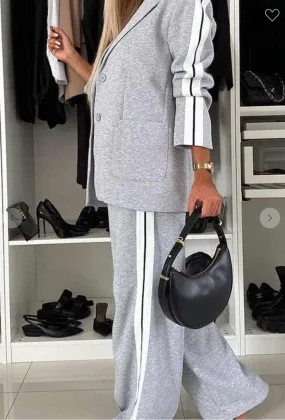 Sporty blazer set