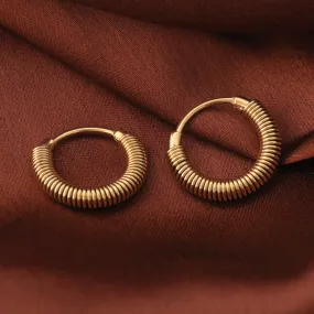 Spring Hoop Earrings