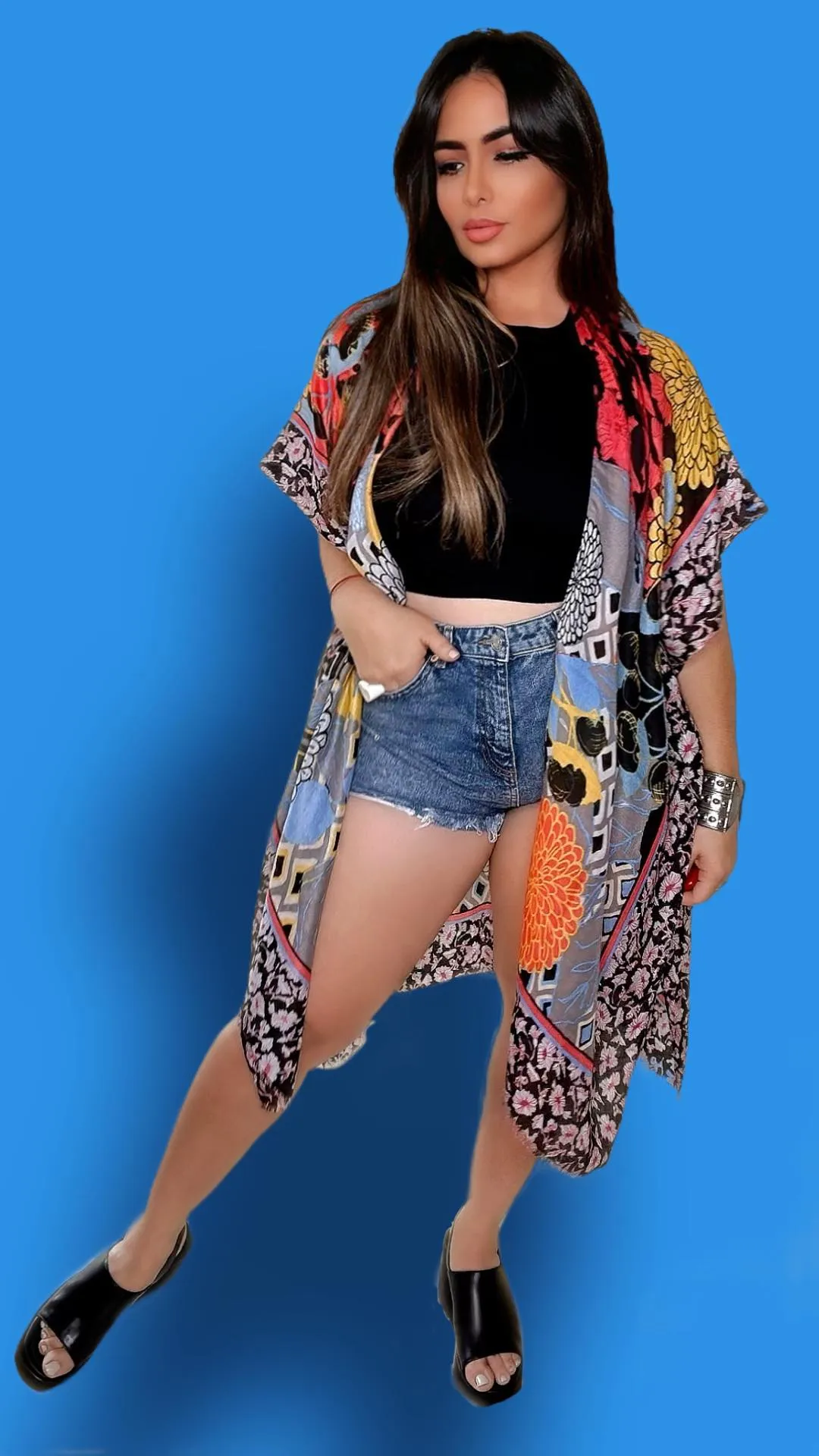 Statement Happy Colors Kimono