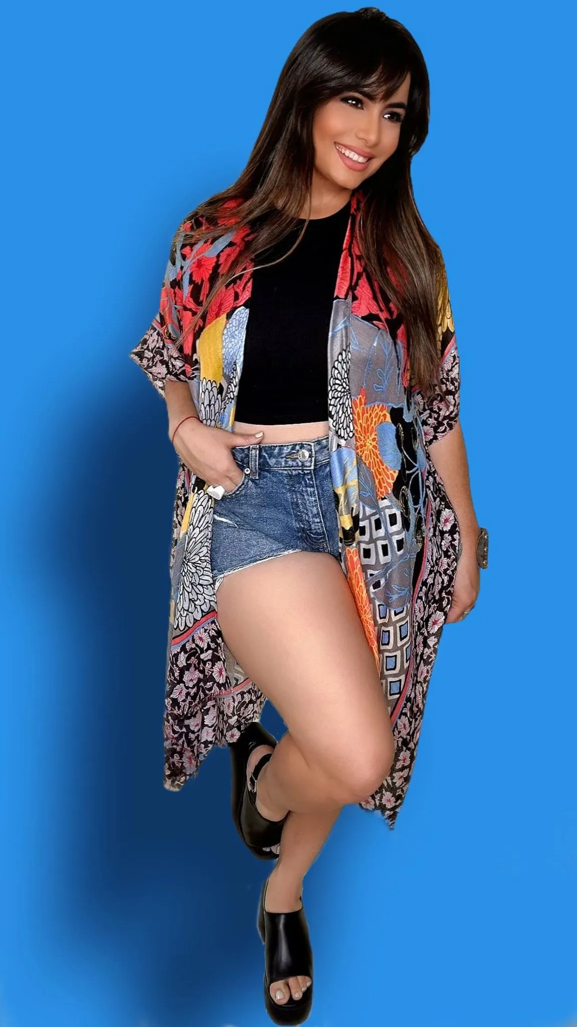 Statement Happy Colors Kimono