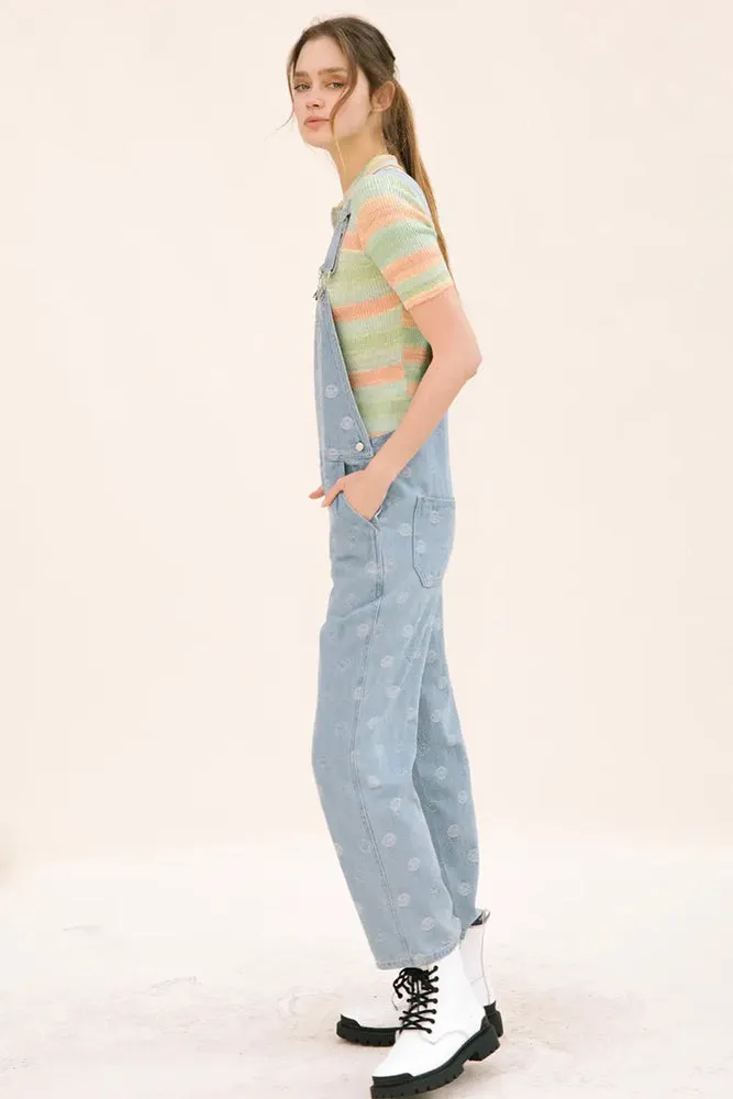 Storia Happy Face Denim Overall