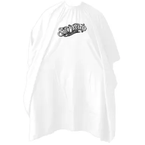 Suavecito Barber Cape - White