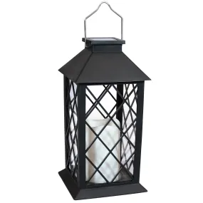 Sunnydaze Concord Outdoor Decorative Solar LED Candle Lantern
