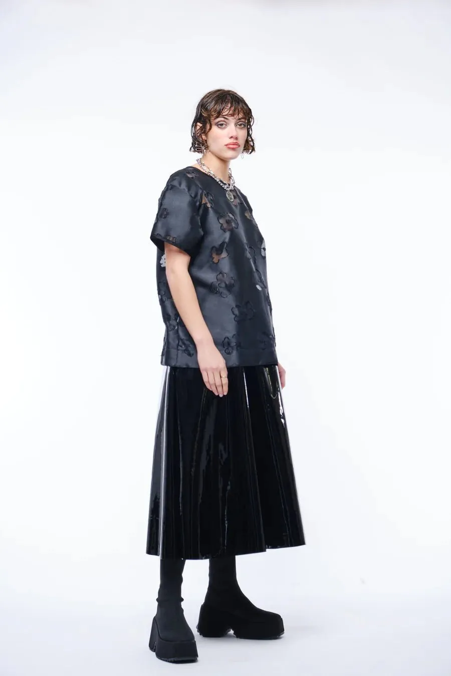 Sven Top | Black Floral