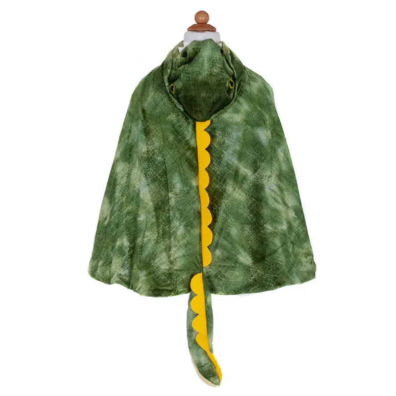T-Rex Hooded Cape by Great Pretender Size 4-5 Dinosaur toy 3yrs 
