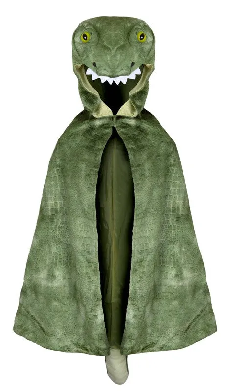 T-Rex Hooded Cape by Great Pretender Size 4-5 Dinosaur toy 3yrs 