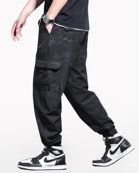 Techwear Ice Silk Camo Cargo Pants