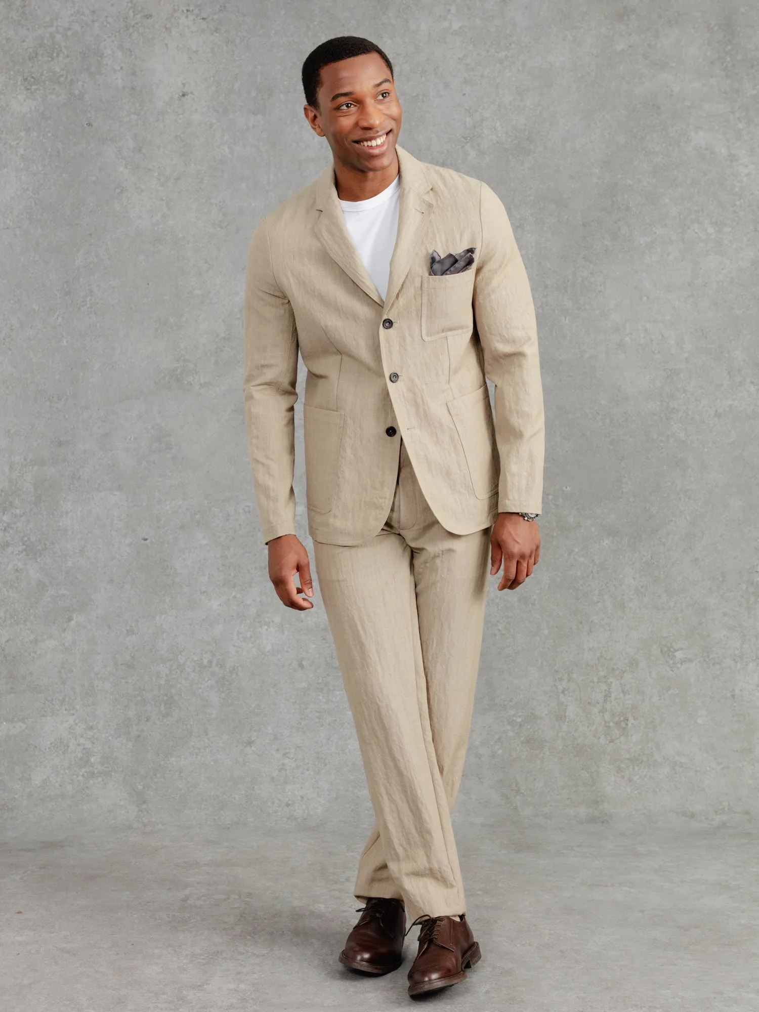 The Belgravia Blazer - Sand