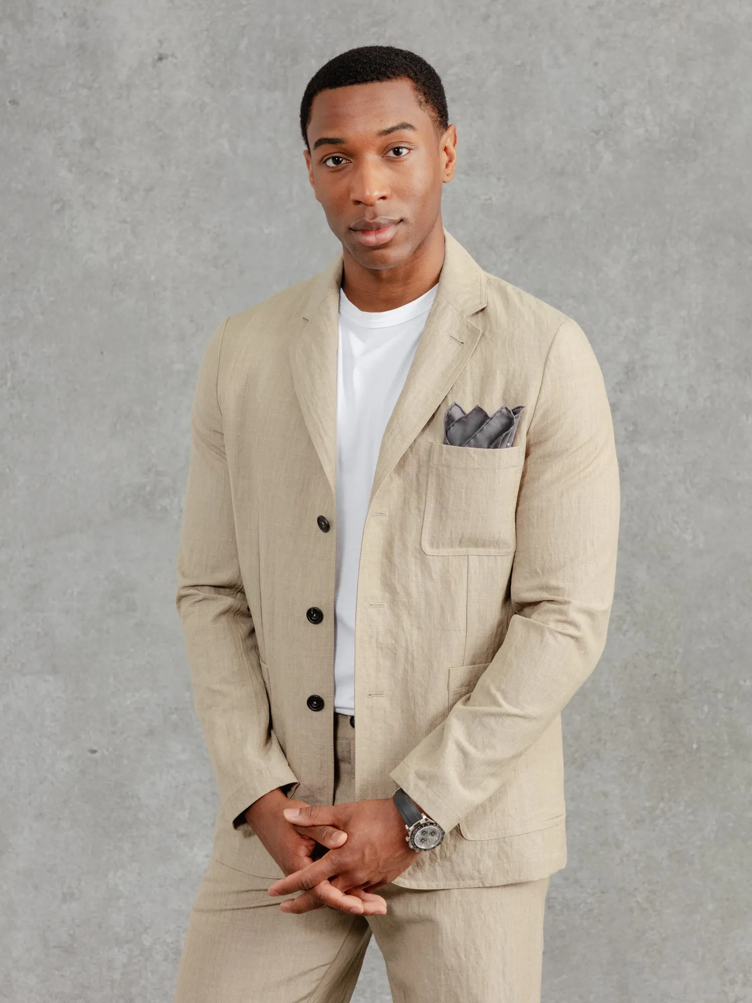 The Belgravia Blazer - Sand