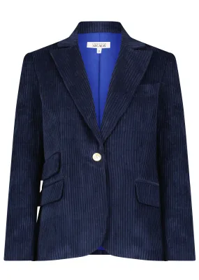 Tilda Jacket in Corduroy - Navy