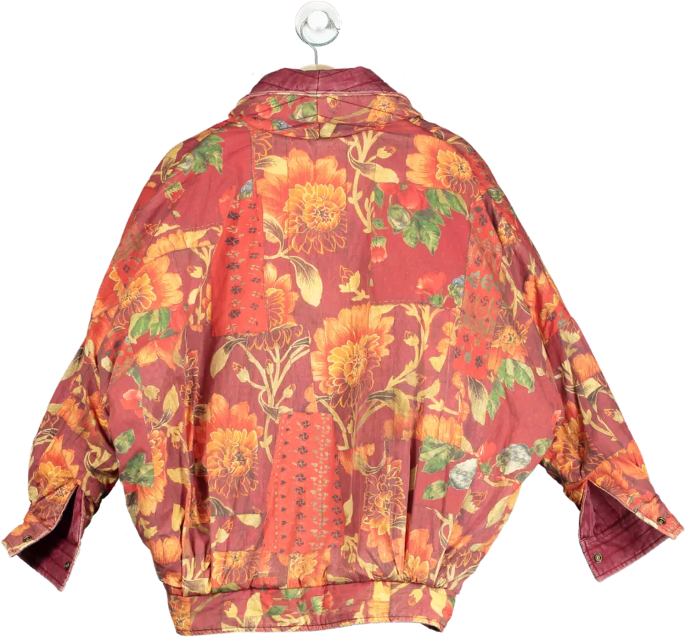 Topshop Floral Quilted Jacket UK XS