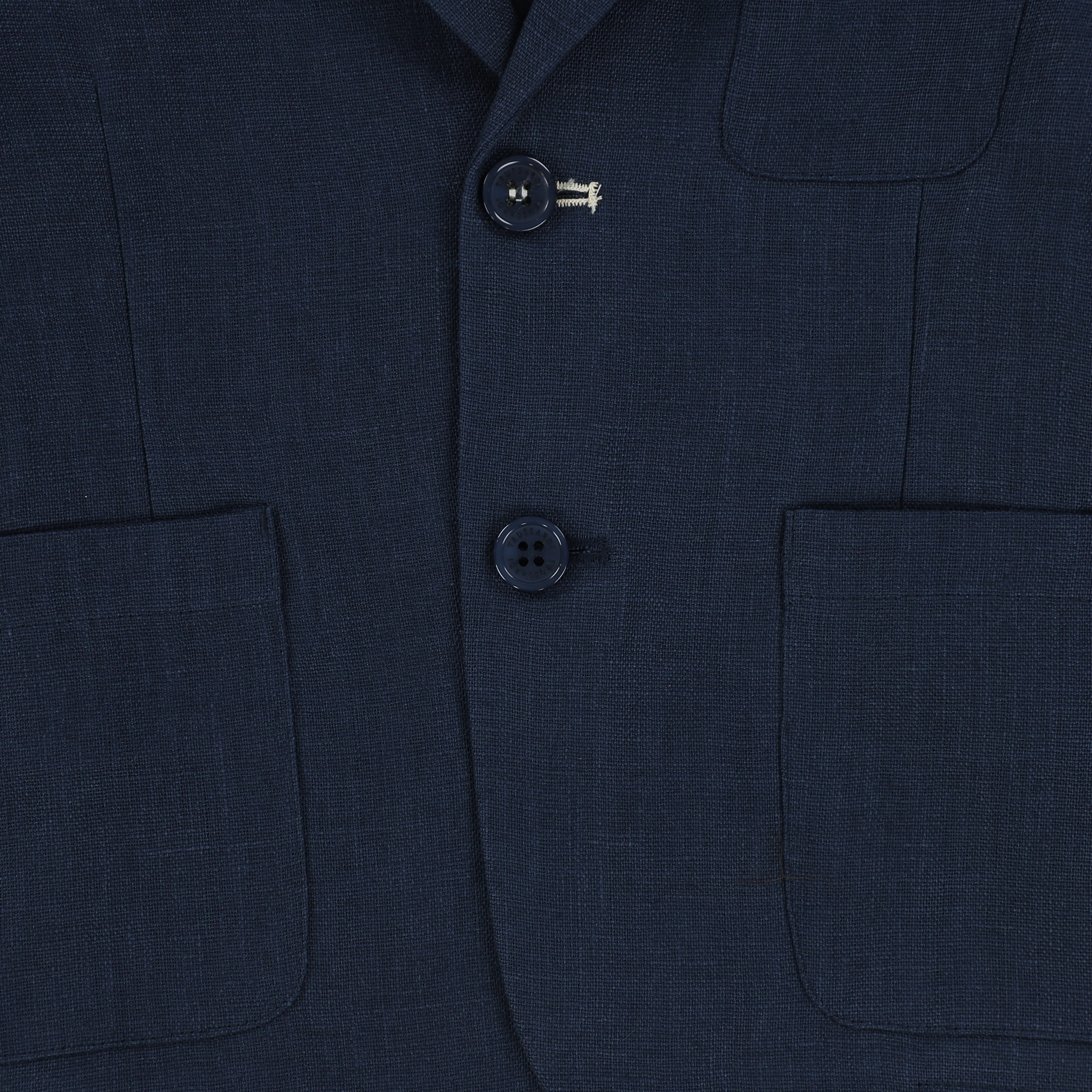 TRUSSARDI DEEP NAVY PATCH POCKET BLAZER [Final Sale]