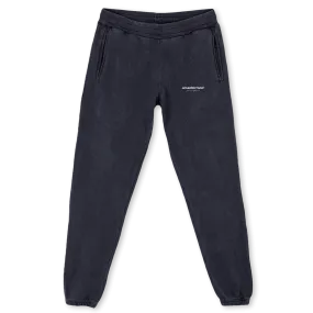UNADORNED JOGGERS Vintage Black Sweatpants.