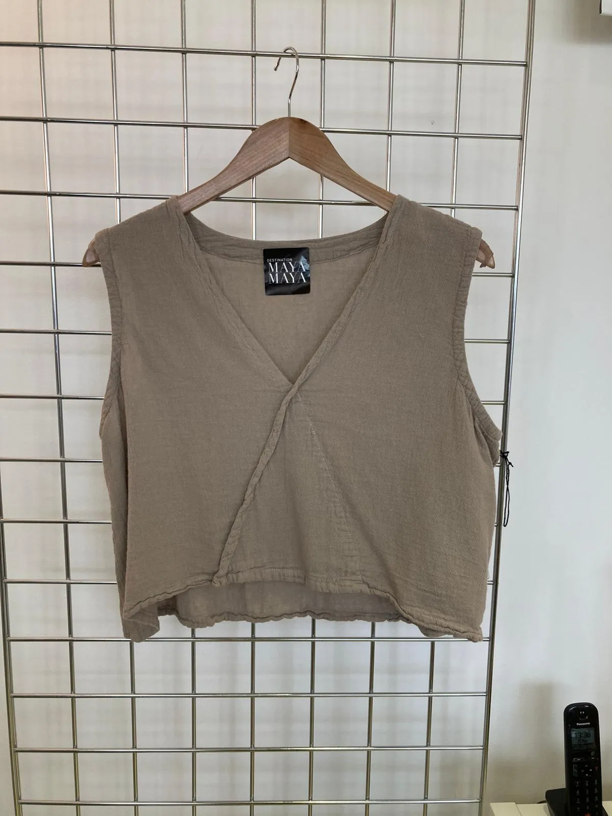 V neck cotton top
