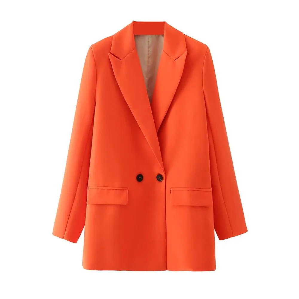 Vintage Double Breasted Blazer: Timeless Office Elegance