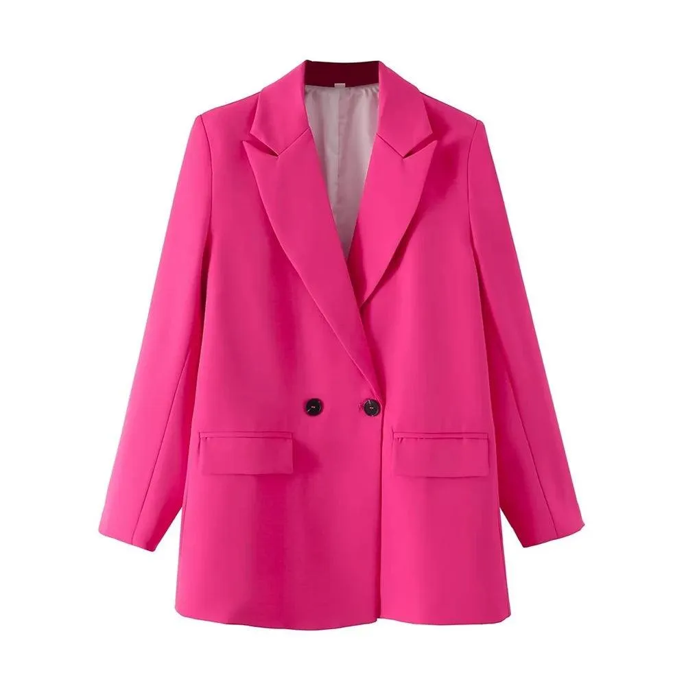 Vintage Double Breasted Blazer: Timeless Office Elegance