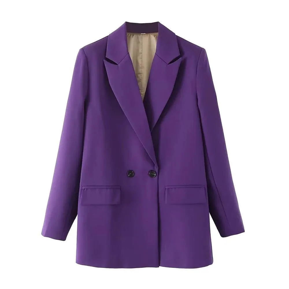 Vintage Double Breasted Blazer: Timeless Office Elegance