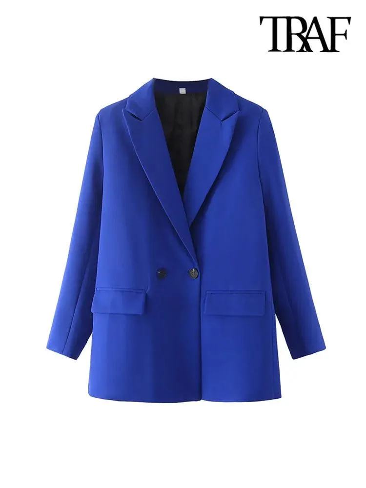 Vintage Double Breasted Blazer: Timeless Office Elegance