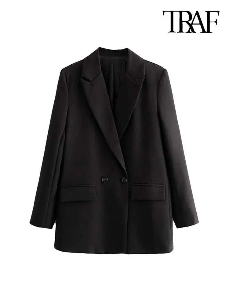 Vintage Double Breasted Blazer: Timeless Office Elegance