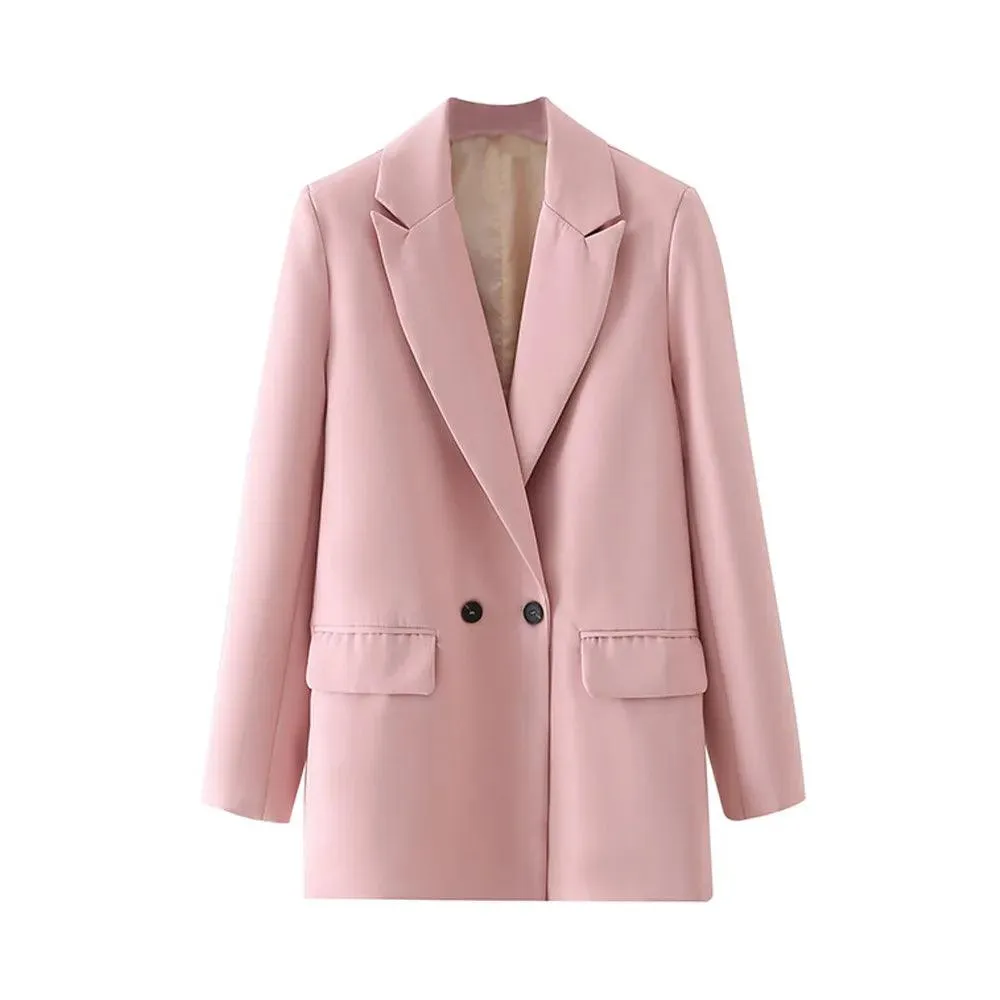 Vintage Double Breasted Blazer: Timeless Office Elegance