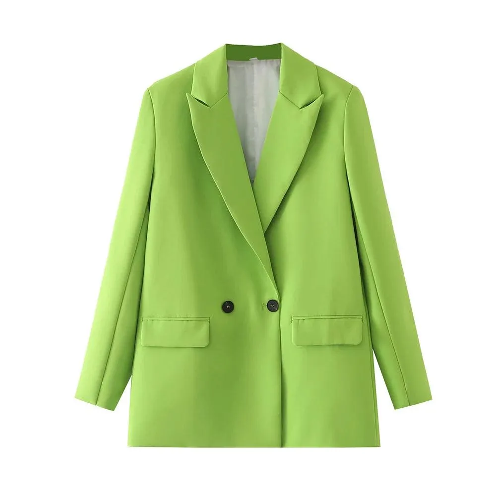 Vintage Double Breasted Blazer: Timeless Office Elegance