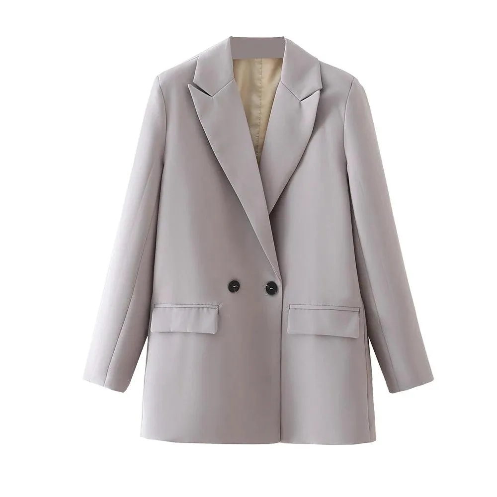 Vintage Double Breasted Blazer: Timeless Office Elegance