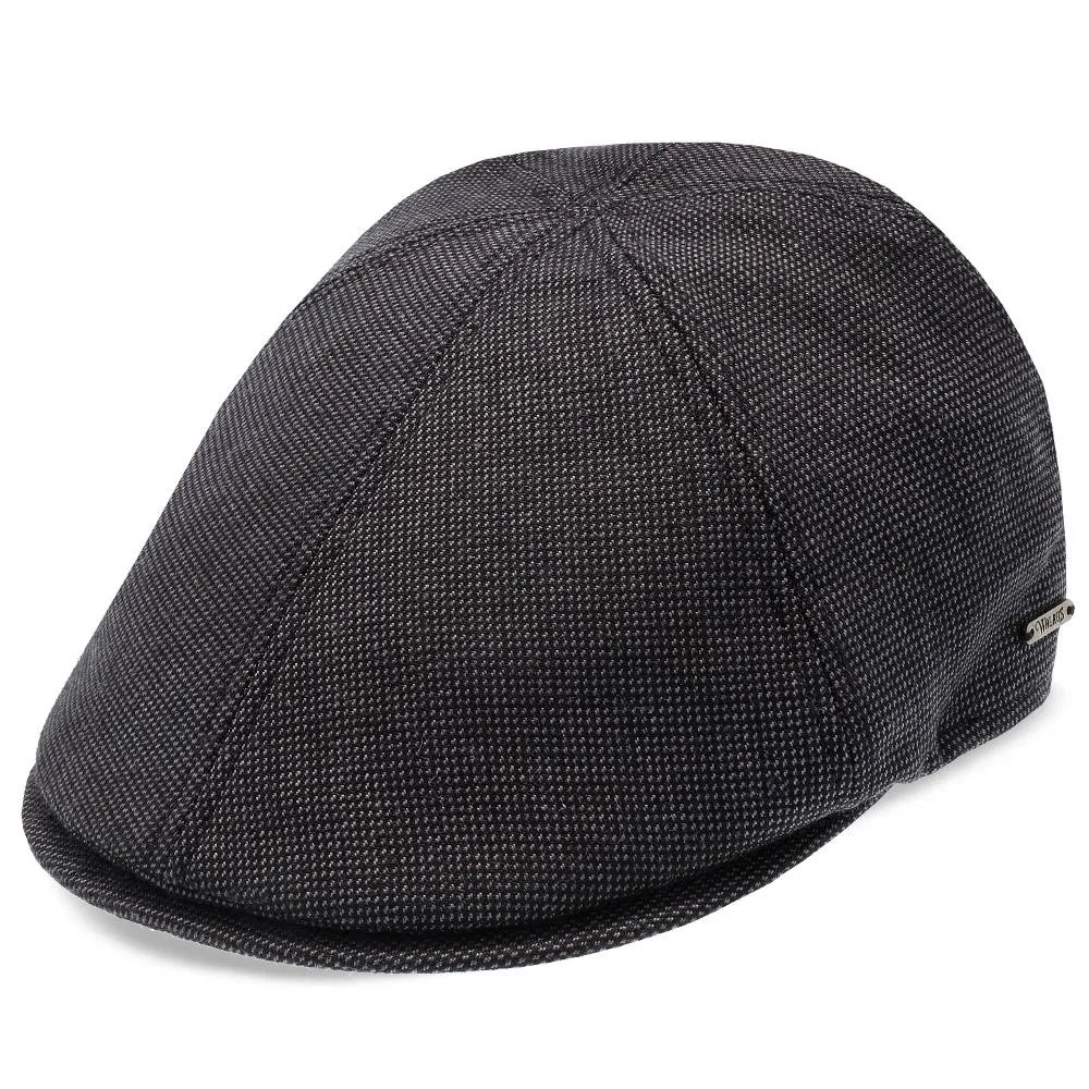 Walrus Hats Luxe Check Duckbill Flat Cap