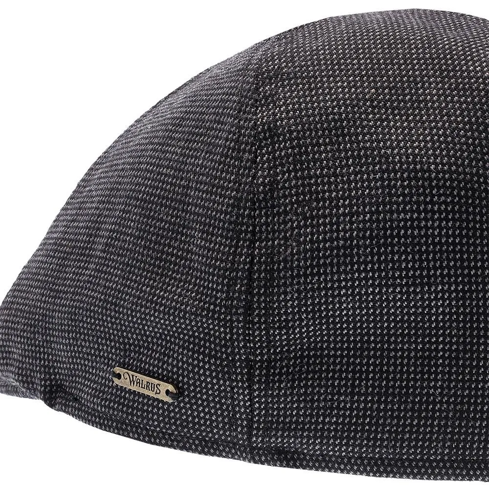 Walrus Hats Luxe Check Duckbill Flat Cap