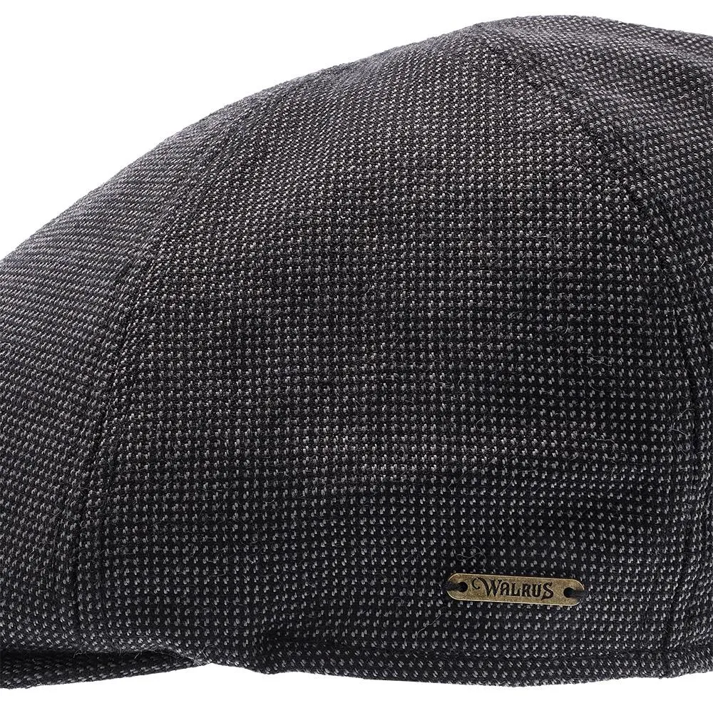 Walrus Hats Luxe Check Duckbill Flat Cap