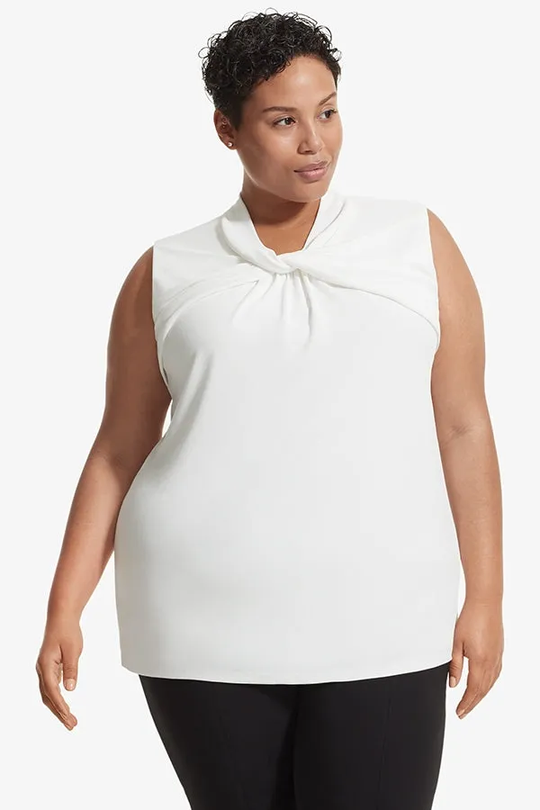 Walters Top - Knit Crepe :: Ivory