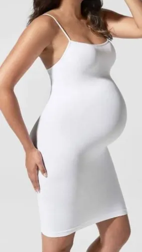 White Singlet Strap Slip