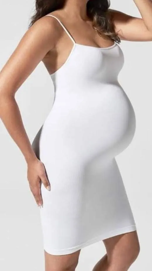 White Singlet Strap Slip