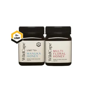 Wildcape Manuka UMF 8  1kg & Multifloral Honey 1kg