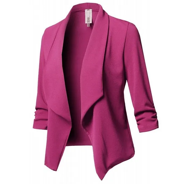 Women Black Thin Blazers