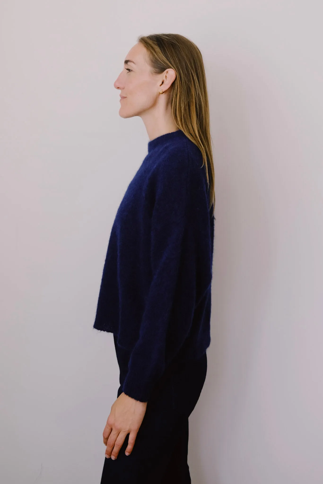 wool sweater - galeta - navy