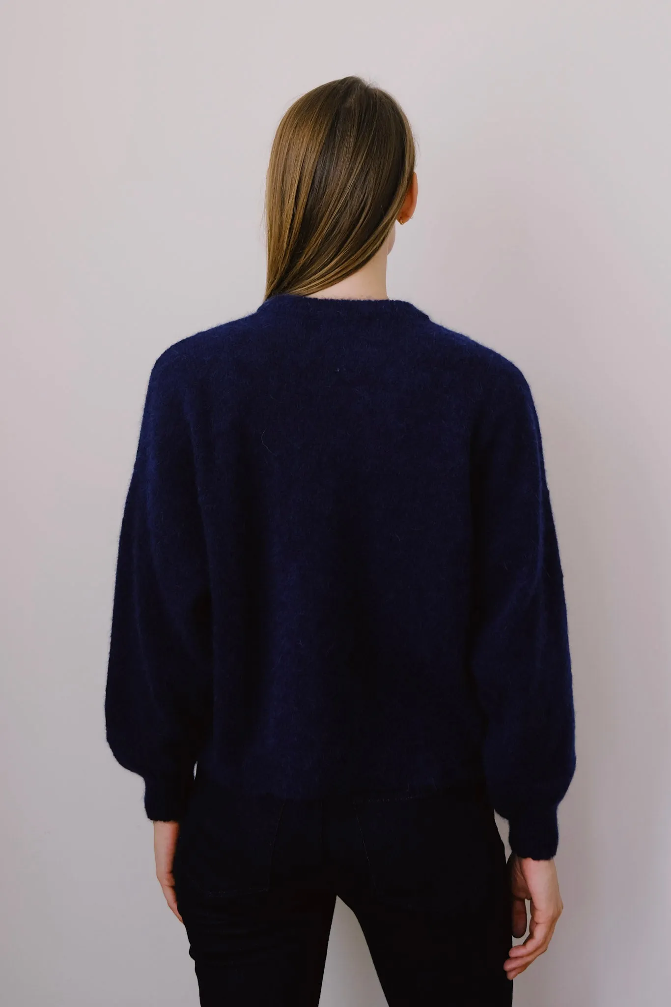 wool sweater - galeta - navy