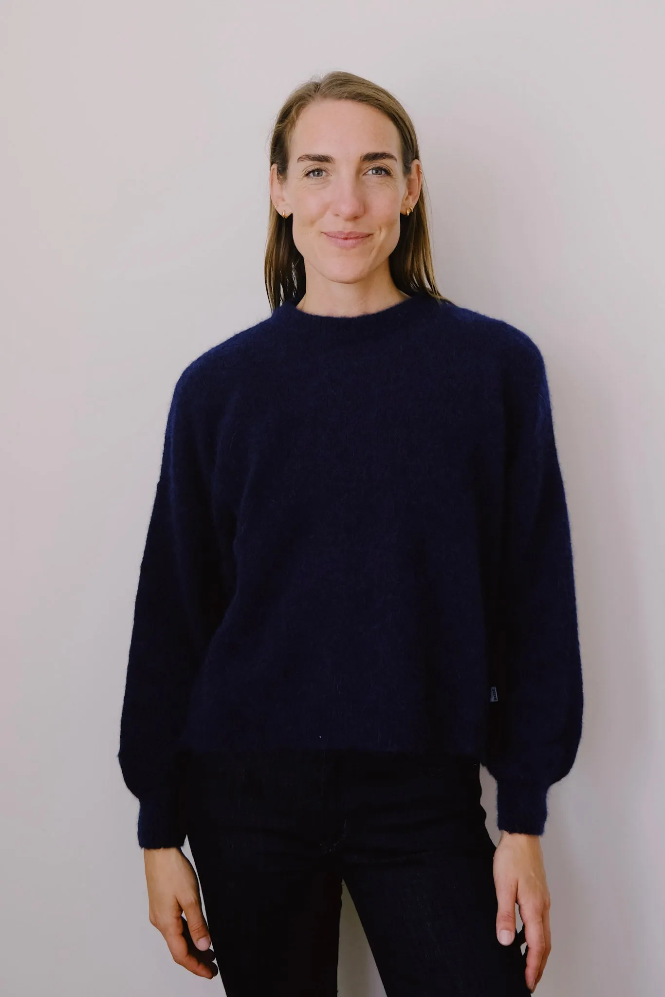 wool sweater - galeta - navy