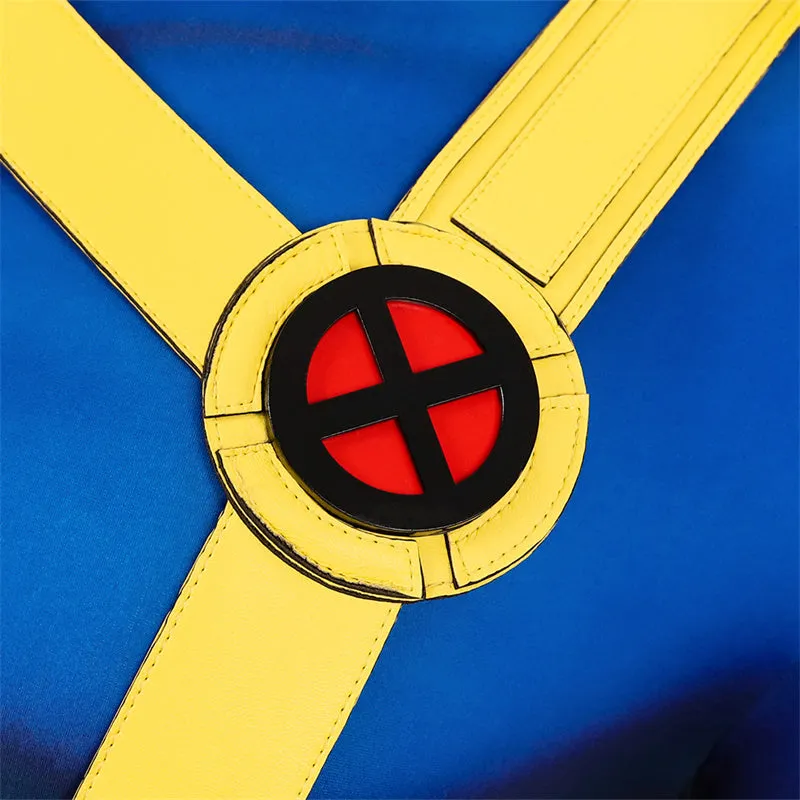 X-Men 97 Cosplay Cyclops Costumes Scott Summers Jumpsuit Halloween Outfit