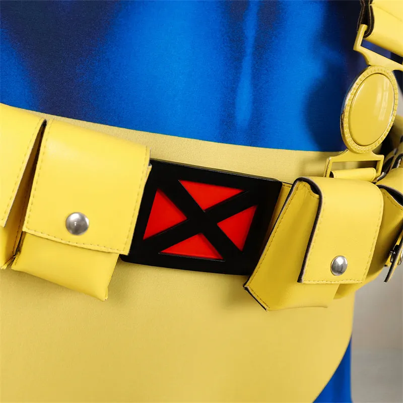 X-Men 97 Cosplay Cyclops Costumes Scott Summers Jumpsuit Halloween Outfit